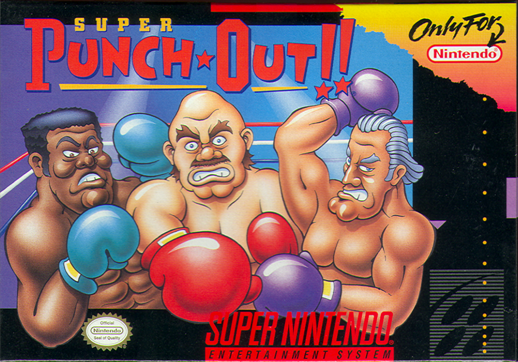 Super Punch-Out box art for Super Famicom